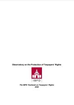 The IBFD Yearbook on Taxpayers' Rights 2020